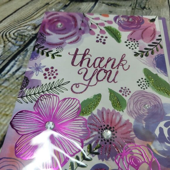 6 Design Thank You Greeting Cards w/Envelopes New Sealed - Picture 4 of 10